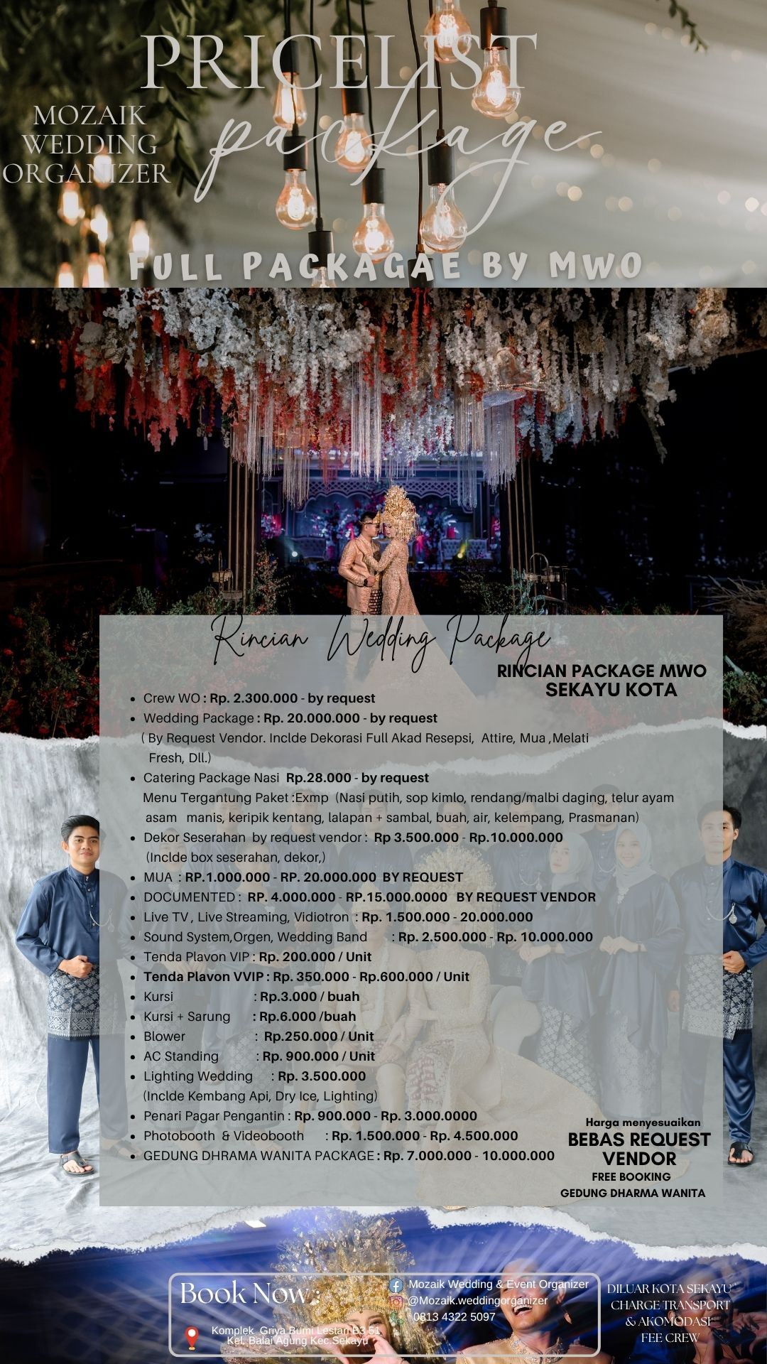 RINCIAN PAKET BY MOZAIK WO